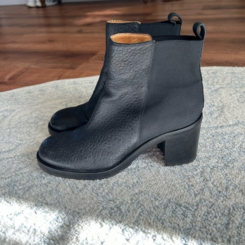 Buttero Women’s Italian Black Leather Ankle Boot size 8 EU 41 - Picture 5 of 15